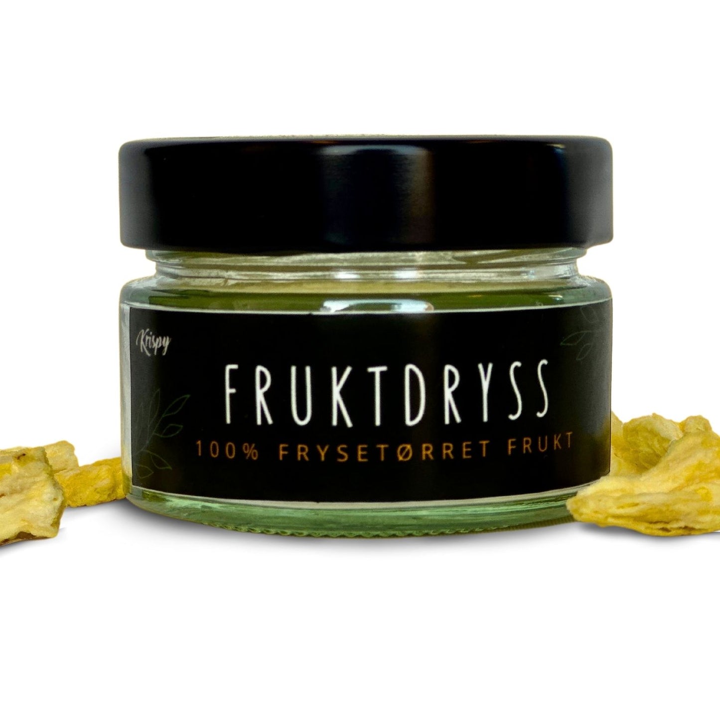 Frysetørret ananas pulver krispy