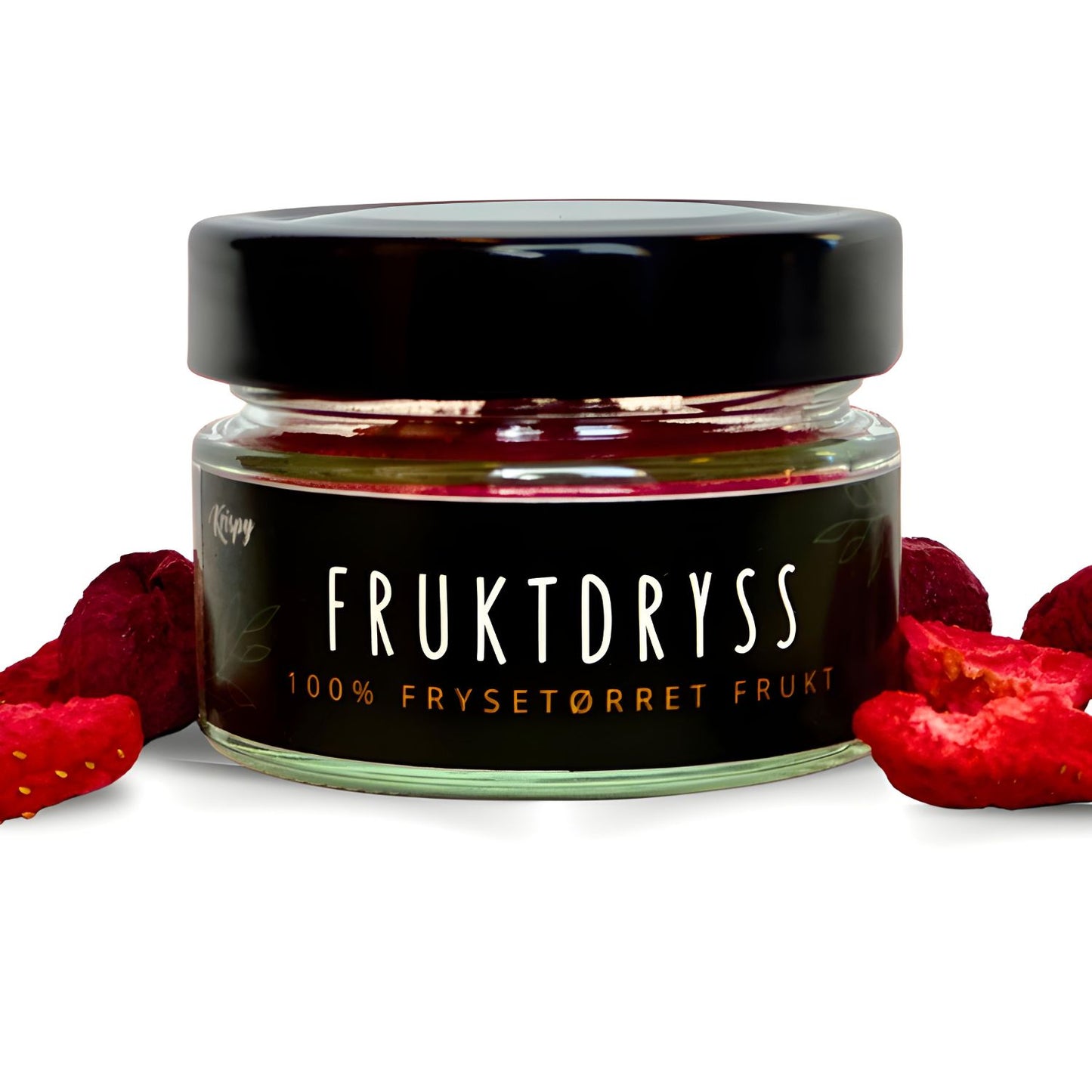 Frysetørret bær pulver krispy